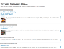Tablet Screenshot of blog.terrapinrestaurant.com